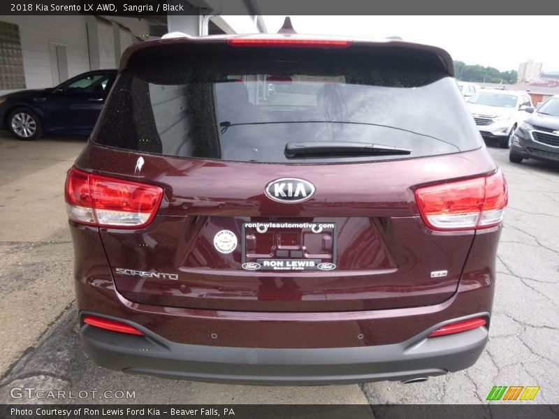 Sangria / Black 2018 Kia Sorento LX AWD