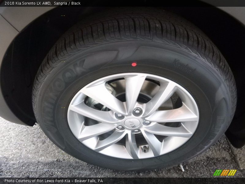 Sangria / Black 2018 Kia Sorento LX AWD