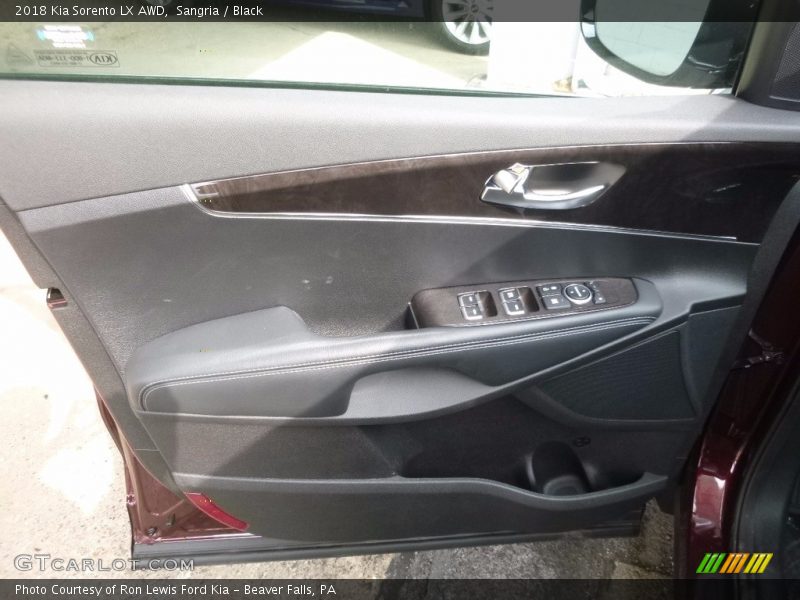 Sangria / Black 2018 Kia Sorento LX AWD