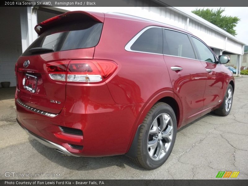 Remington Red / Black 2018 Kia Sorento SX AWD