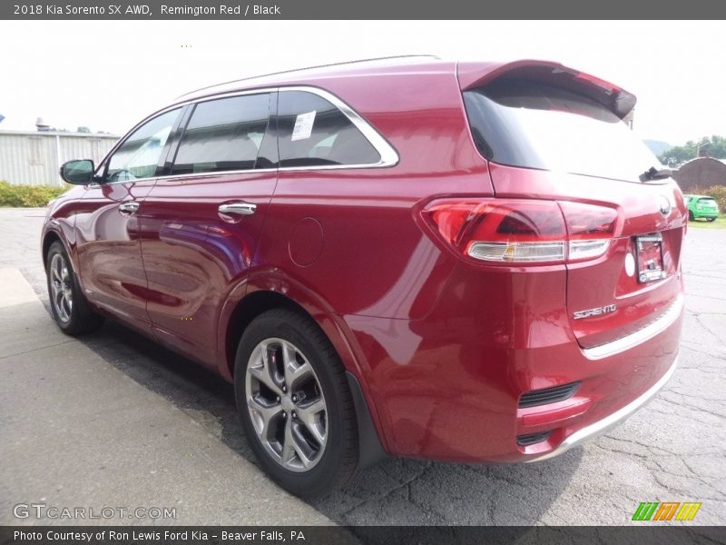 Remington Red / Black 2018 Kia Sorento SX AWD