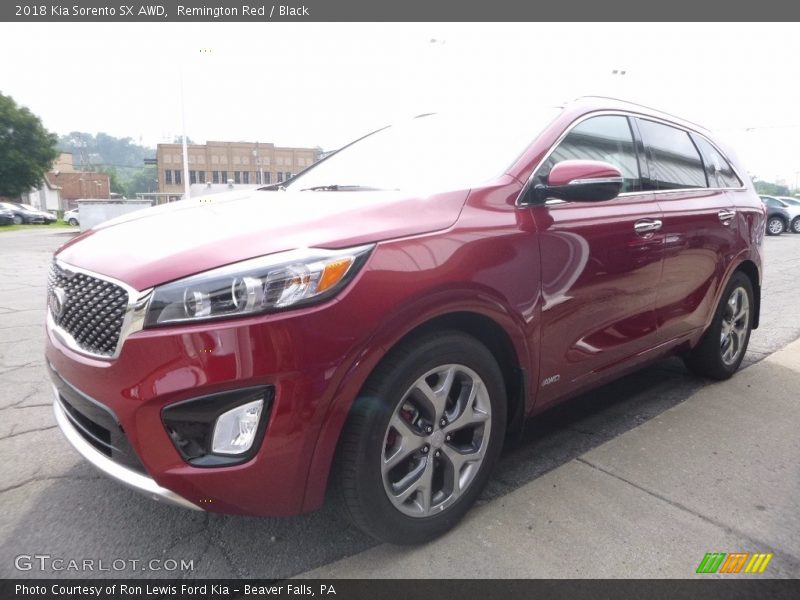 Remington Red / Black 2018 Kia Sorento SX AWD