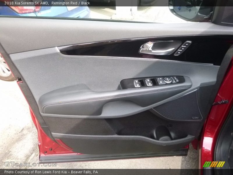 Remington Red / Black 2018 Kia Sorento SX AWD