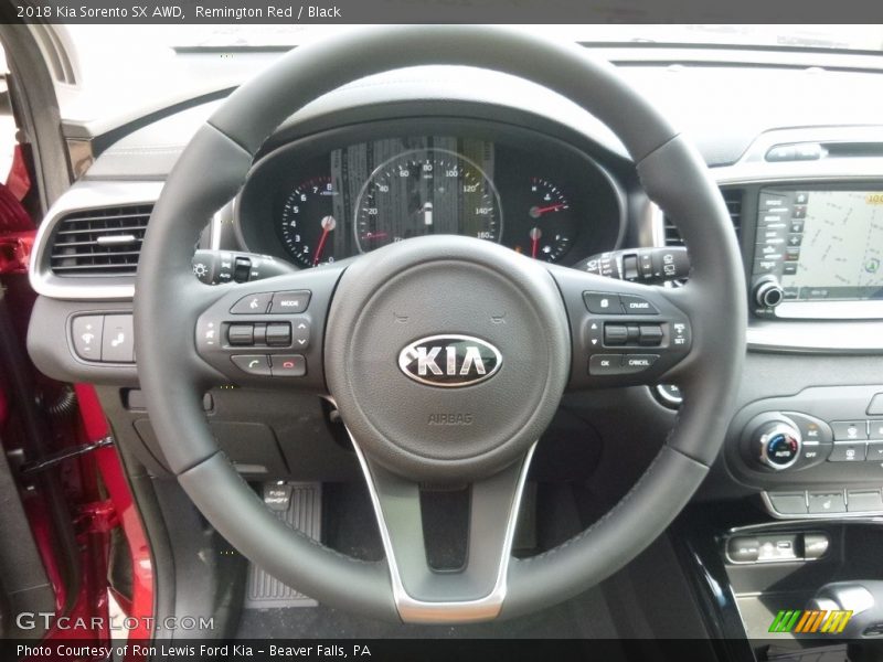 Remington Red / Black 2018 Kia Sorento SX AWD