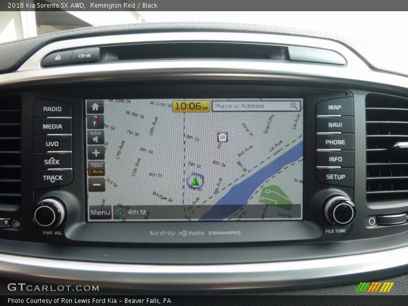 Remington Red / Black 2018 Kia Sorento SX AWD