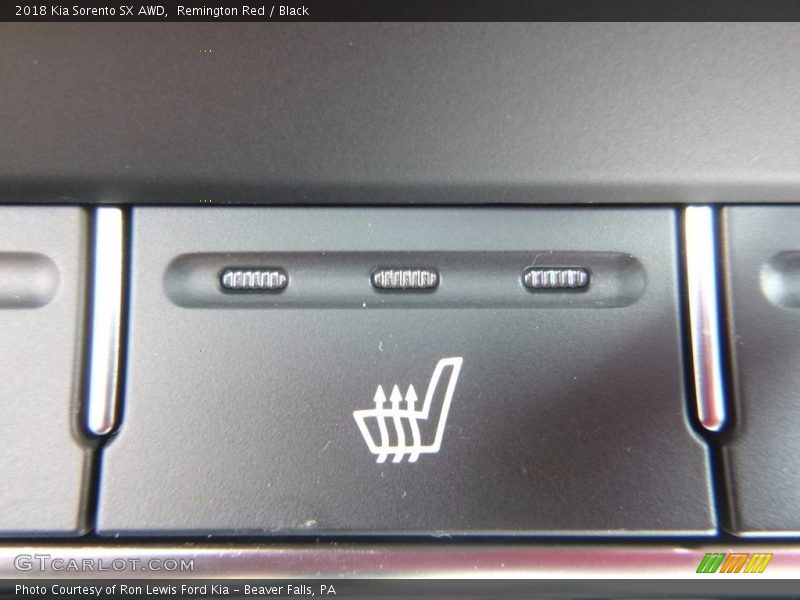 Remington Red / Black 2018 Kia Sorento SX AWD