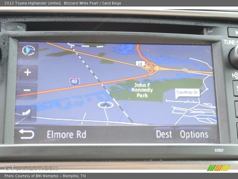Blizzard White Pearl / Sand Beige 2013 Toyota Highlander Limited