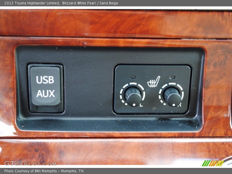 Blizzard White Pearl / Sand Beige 2013 Toyota Highlander Limited