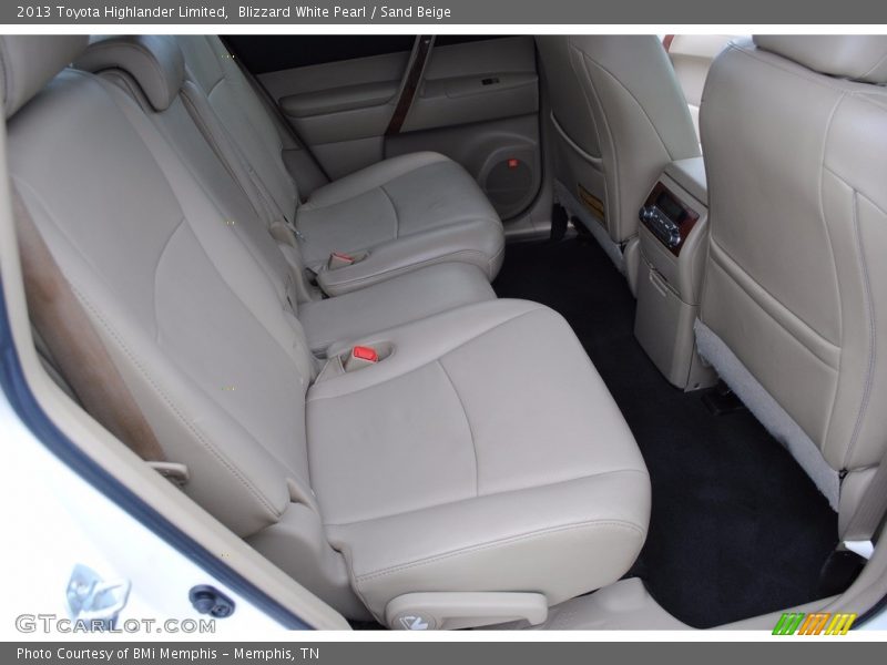 Blizzard White Pearl / Sand Beige 2013 Toyota Highlander Limited