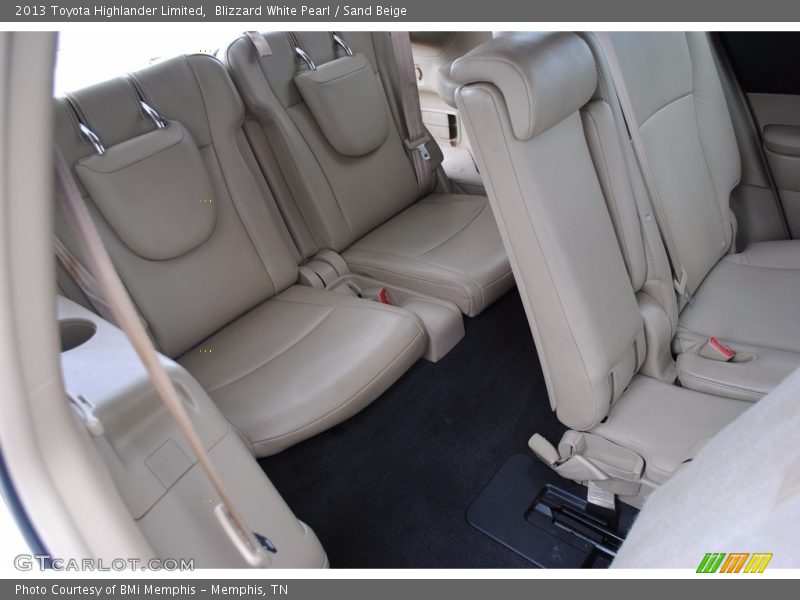Blizzard White Pearl / Sand Beige 2013 Toyota Highlander Limited