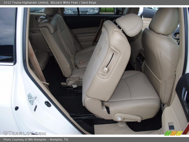 Blizzard White Pearl / Sand Beige 2013 Toyota Highlander Limited