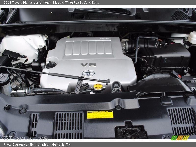 Blizzard White Pearl / Sand Beige 2013 Toyota Highlander Limited