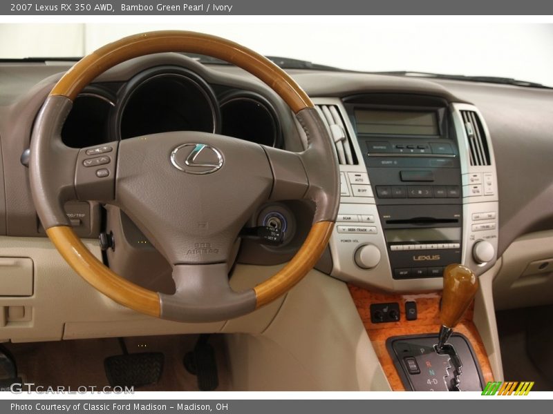 Bamboo Green Pearl / Ivory 2007 Lexus RX 350 AWD