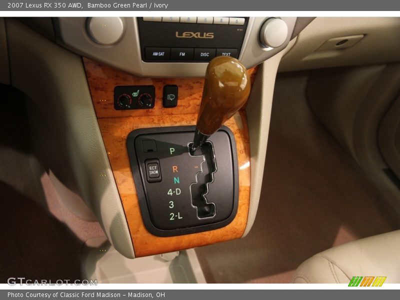 Bamboo Green Pearl / Ivory 2007 Lexus RX 350 AWD