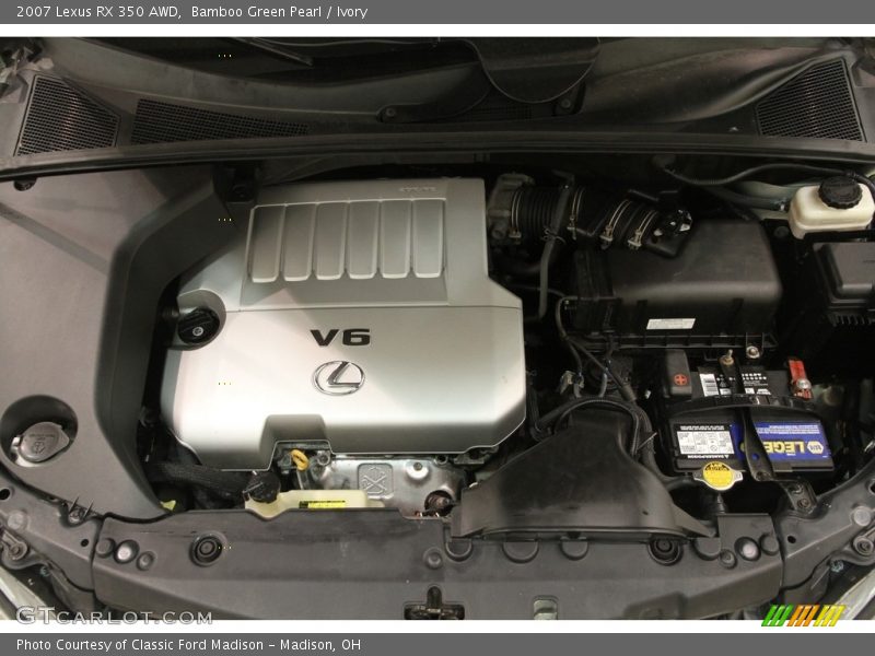 Bamboo Green Pearl / Ivory 2007 Lexus RX 350 AWD