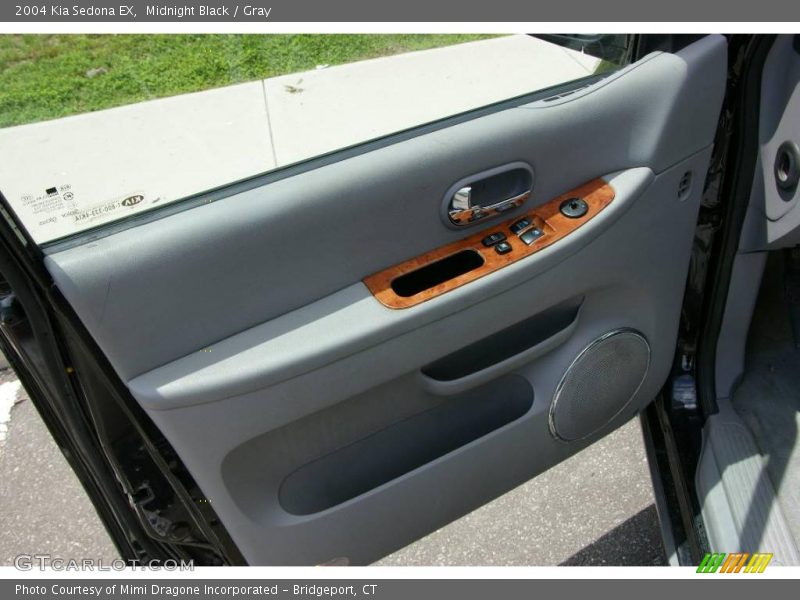 Midnight Black / Gray 2004 Kia Sedona EX