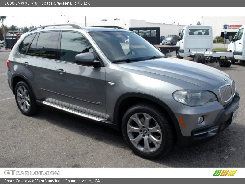 Space Grey Metallic / Black 2008 BMW X5 4.8i