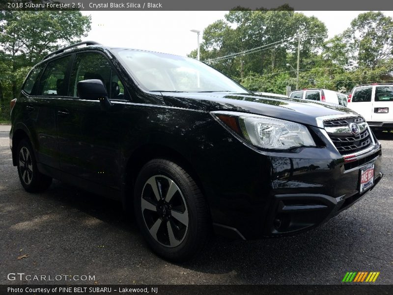 Crystal Black Silica / Black 2018 Subaru Forester 2.5i