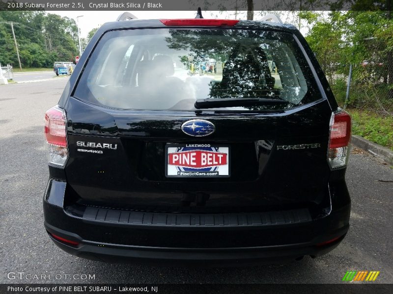 Crystal Black Silica / Black 2018 Subaru Forester 2.5i
