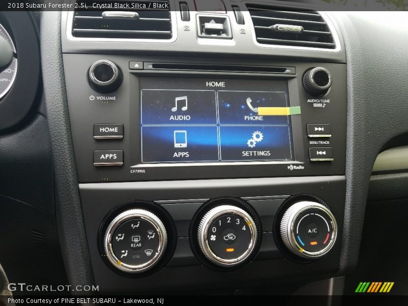 Crystal Black Silica / Black 2018 Subaru Forester 2.5i