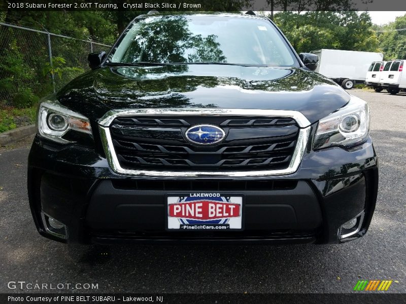 Crystal Black Silica / Brown 2018 Subaru Forester 2.0XT Touring
