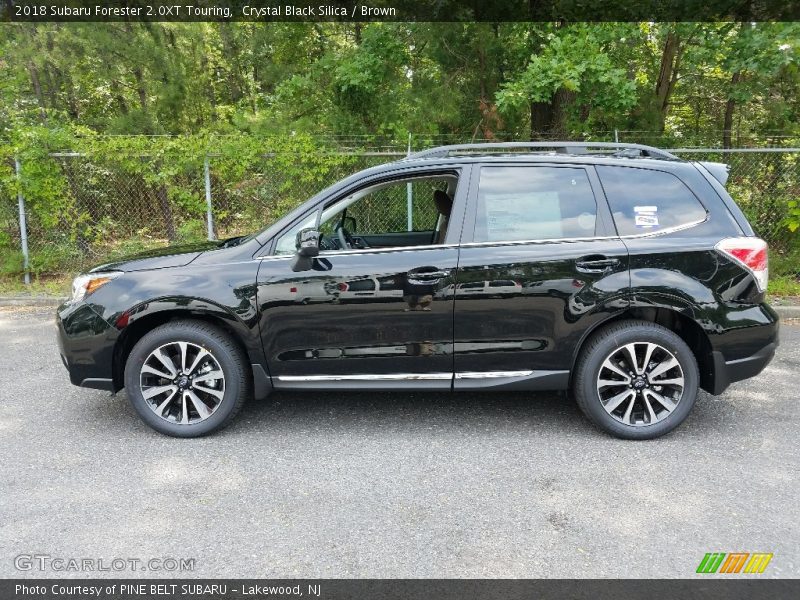 Crystal Black Silica / Brown 2018 Subaru Forester 2.0XT Touring