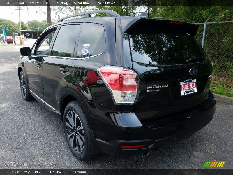 Crystal Black Silica / Brown 2018 Subaru Forester 2.0XT Touring