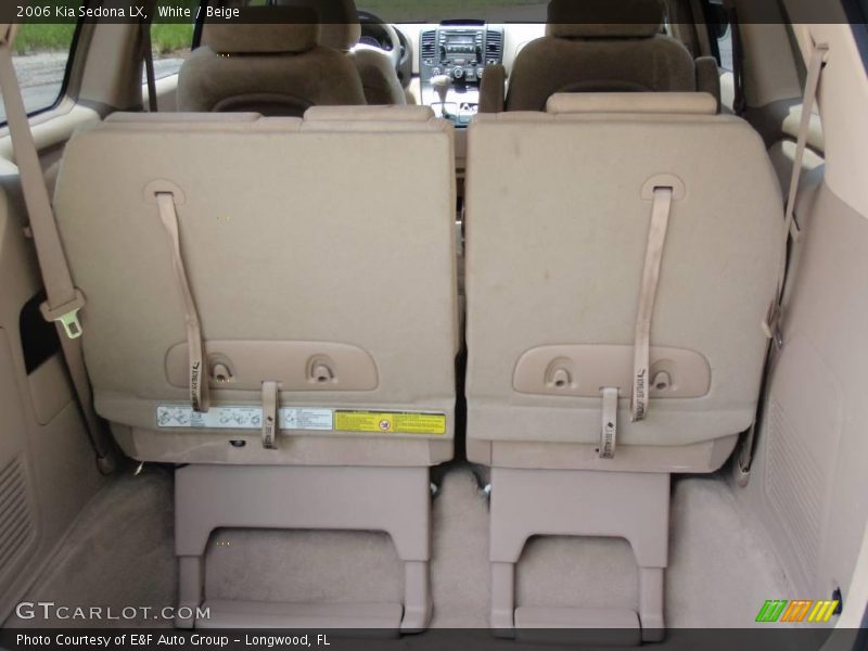 White / Beige 2006 Kia Sedona LX