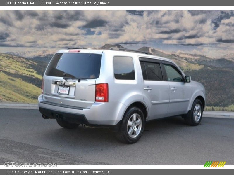 Alabaster Silver Metallic / Black 2010 Honda Pilot EX-L 4WD