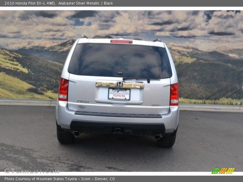 Alabaster Silver Metallic / Black 2010 Honda Pilot EX-L 4WD