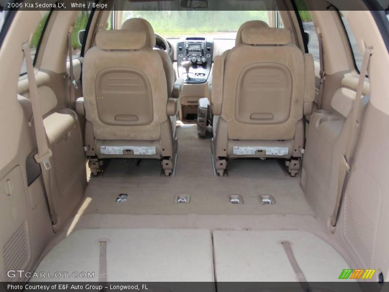 White / Beige 2006 Kia Sedona LX