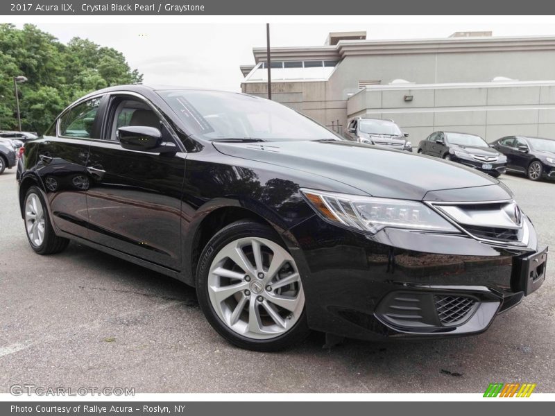 Crystal Black Pearl / Graystone 2017 Acura ILX