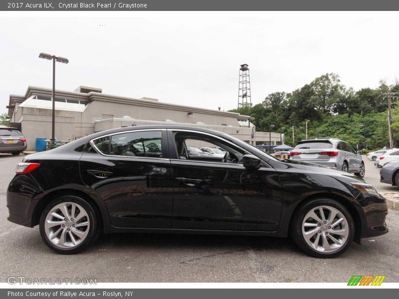 Crystal Black Pearl / Graystone 2017 Acura ILX