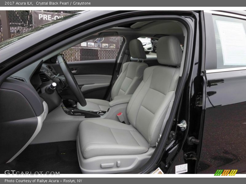 Crystal Black Pearl / Graystone 2017 Acura ILX