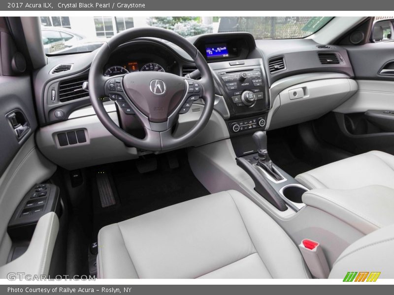 Crystal Black Pearl / Graystone 2017 Acura ILX