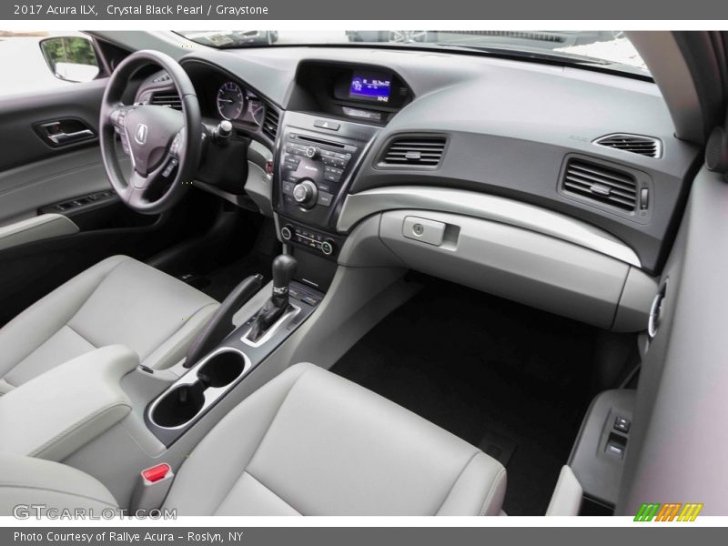 Crystal Black Pearl / Graystone 2017 Acura ILX