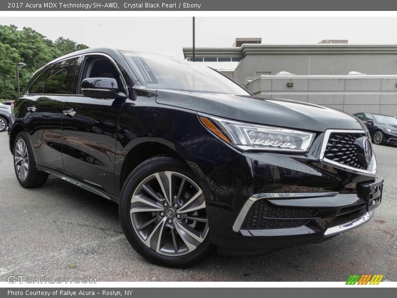 Crystal Black Pearl / Ebony 2017 Acura MDX Technology SH-AWD