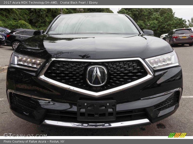 Crystal Black Pearl / Ebony 2017 Acura MDX Technology SH-AWD