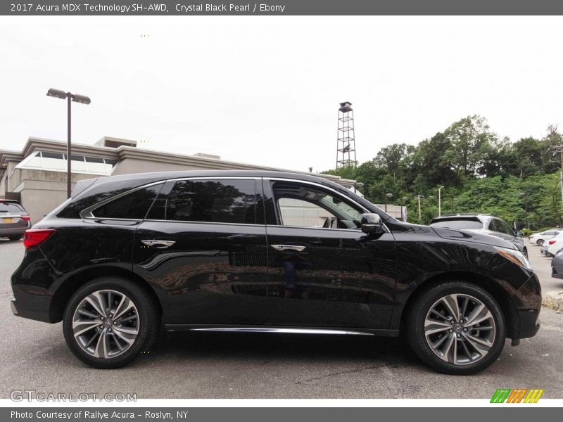 Crystal Black Pearl / Ebony 2017 Acura MDX Technology SH-AWD