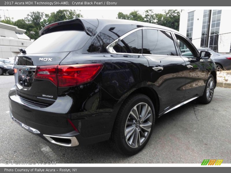 Crystal Black Pearl / Ebony 2017 Acura MDX Technology SH-AWD