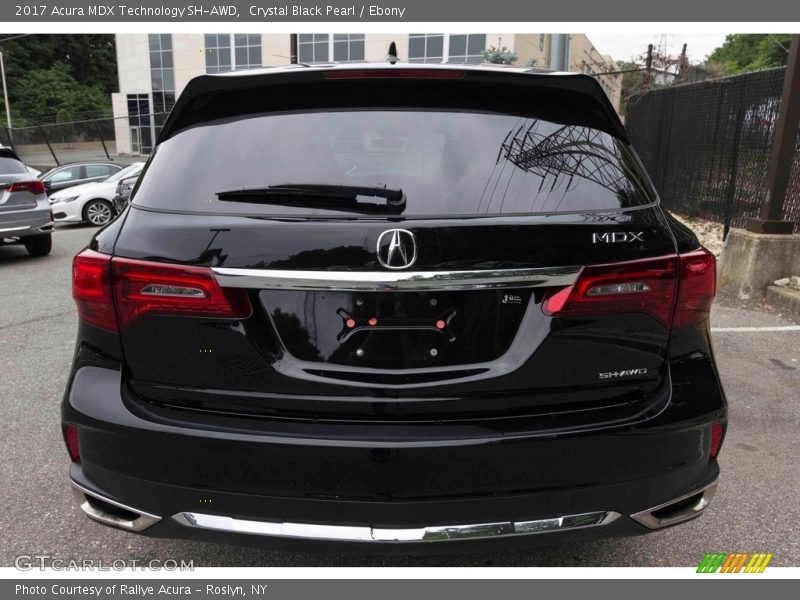 Crystal Black Pearl / Ebony 2017 Acura MDX Technology SH-AWD