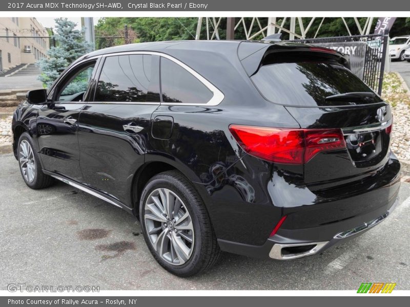 Crystal Black Pearl / Ebony 2017 Acura MDX Technology SH-AWD