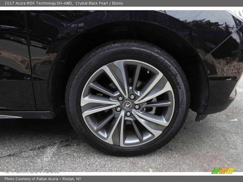 Crystal Black Pearl / Ebony 2017 Acura MDX Technology SH-AWD