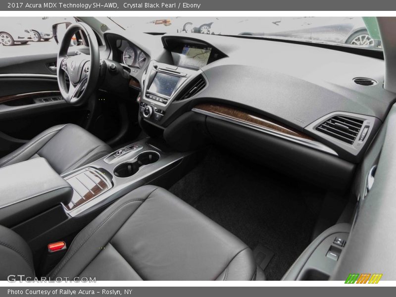 Crystal Black Pearl / Ebony 2017 Acura MDX Technology SH-AWD
