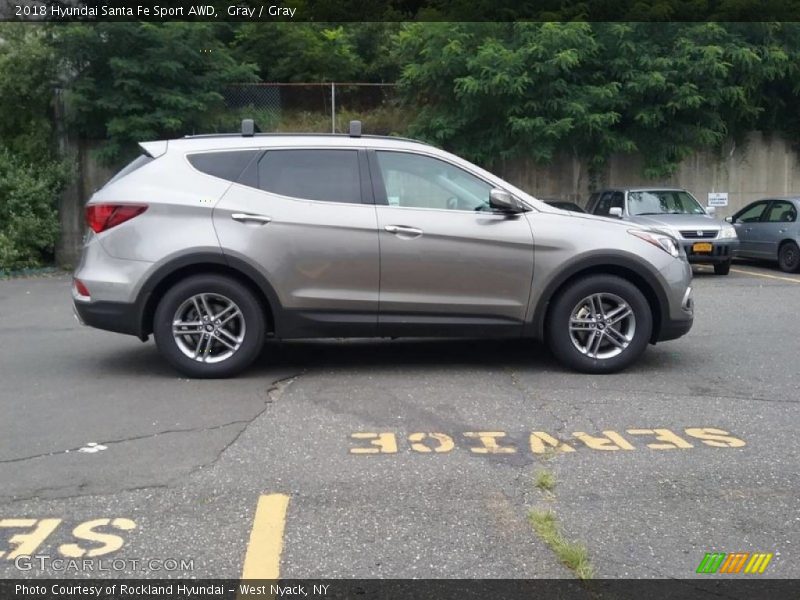 Gray / Gray 2018 Hyundai Santa Fe Sport AWD