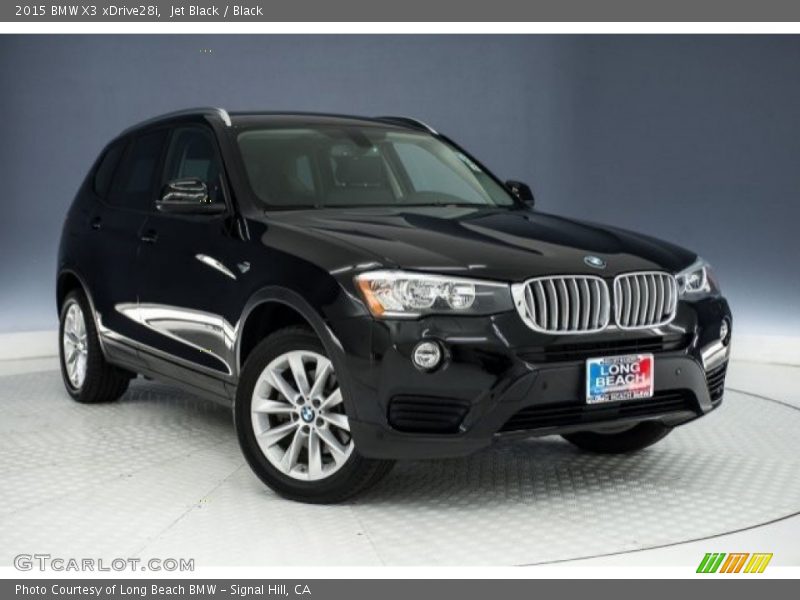 Jet Black / Black 2015 BMW X3 xDrive28i