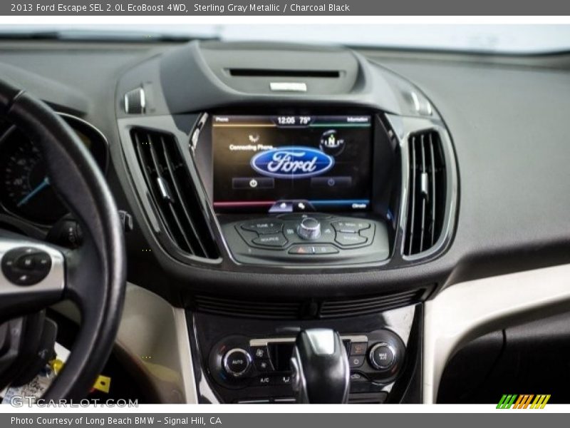 Sterling Gray Metallic / Charcoal Black 2013 Ford Escape SEL 2.0L EcoBoost 4WD