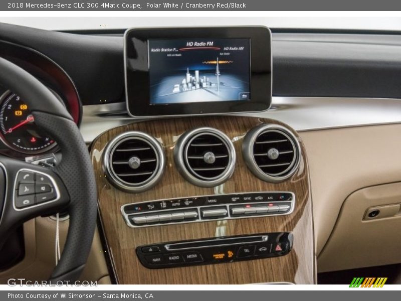 Controls of 2018 GLC 300 4Matic Coupe