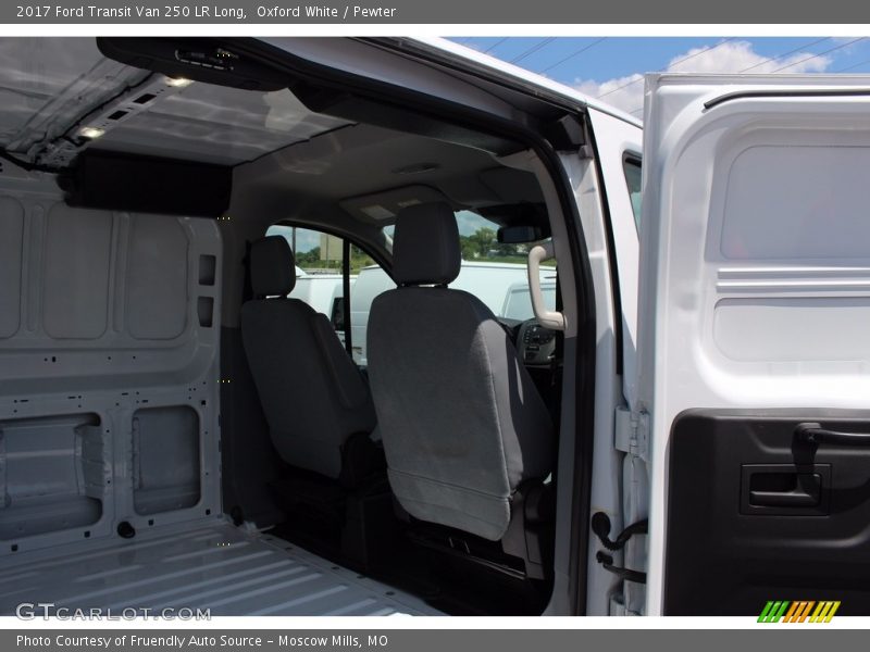 Oxford White / Pewter 2017 Ford Transit Van 250 LR Long