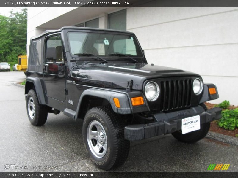 Black / Apex Cognac Ultra-Hide 2002 Jeep Wrangler Apex Edition 4x4